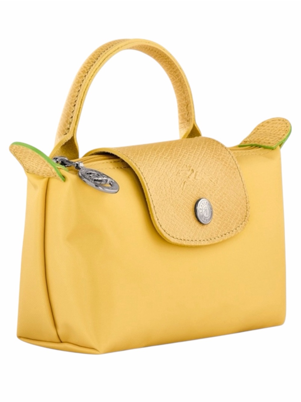 Longchamp Small Yellow Top-Handle Mini Bag